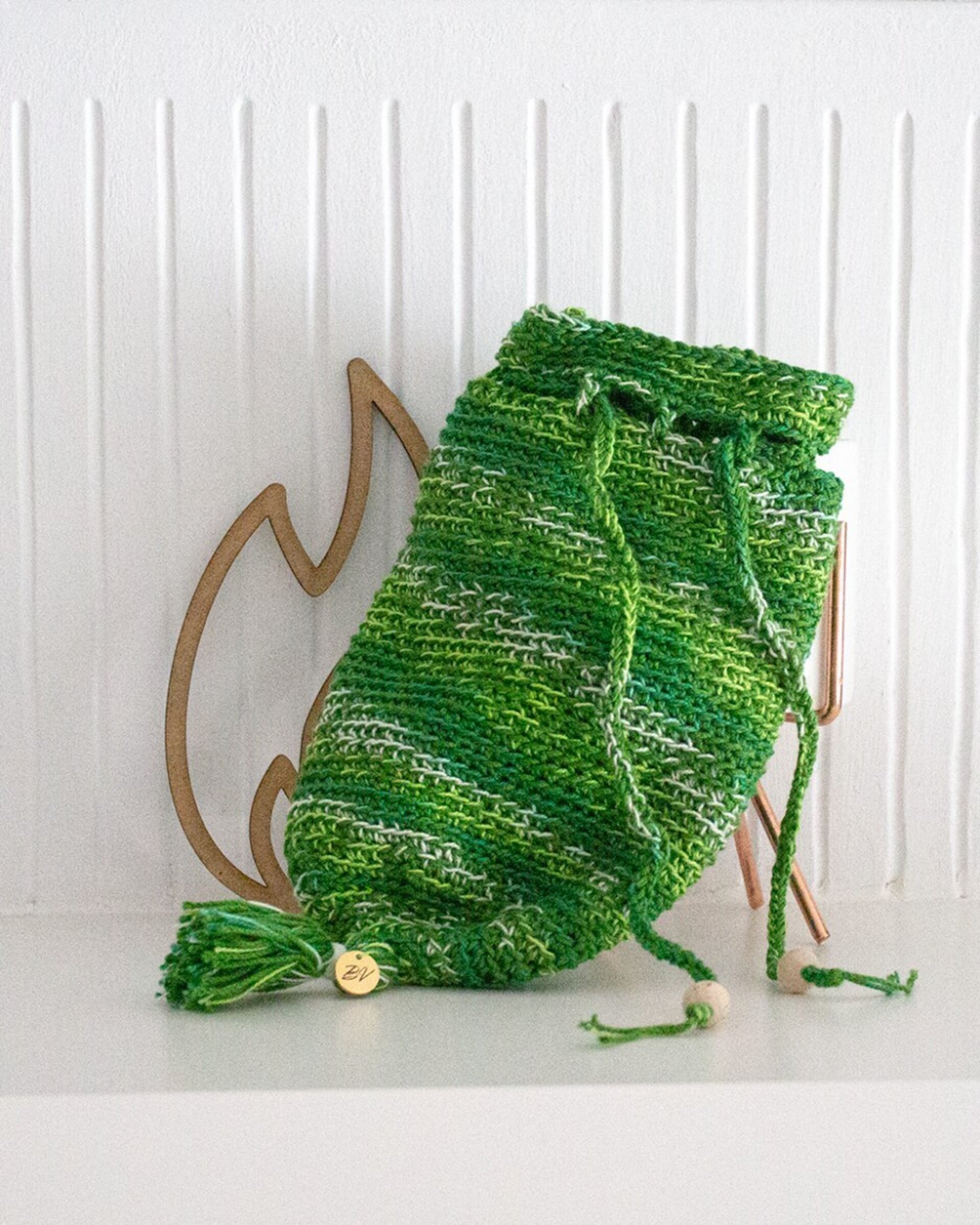 Realera Artesanal de Lana Perlé colores vivos - 23