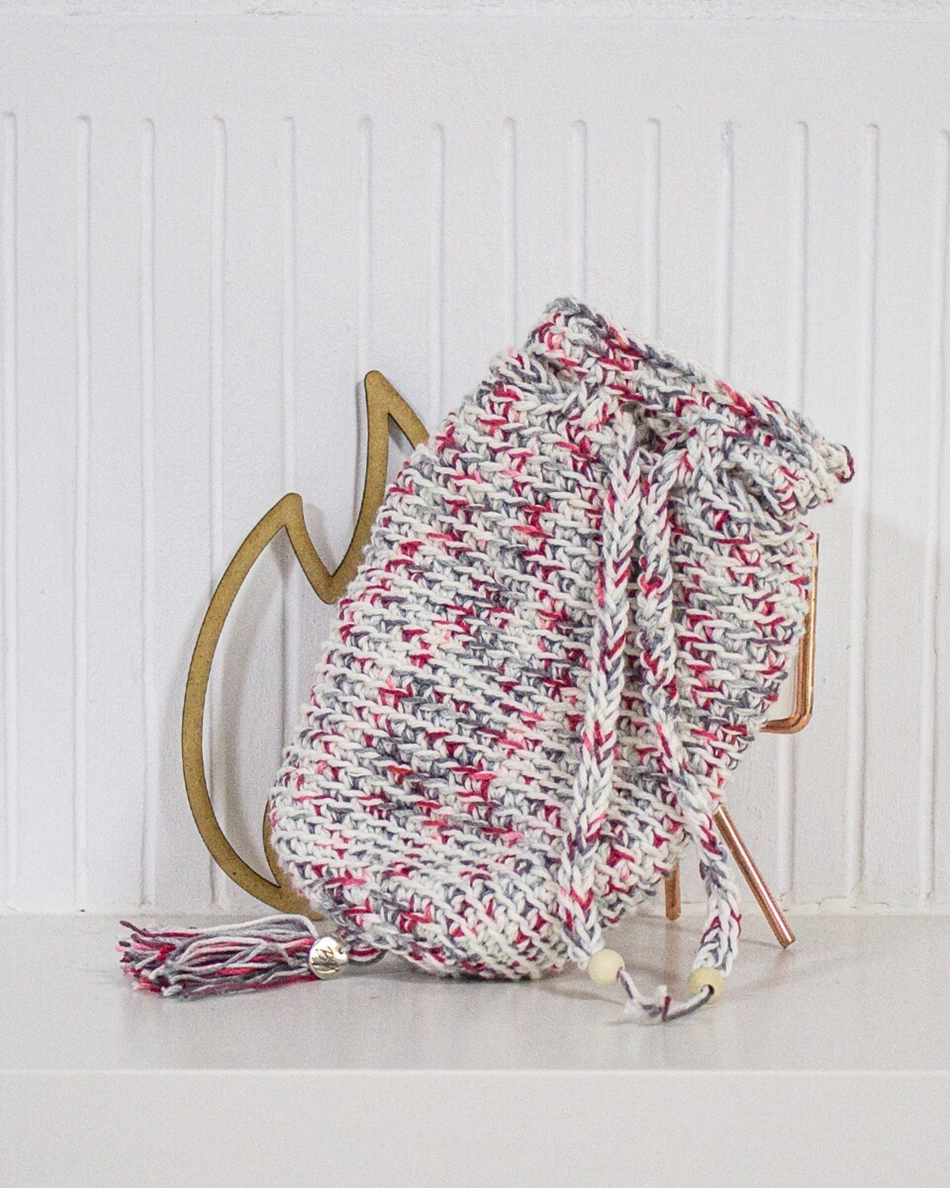 Realera Artesanal de Lana Perlé colores vivos - 15