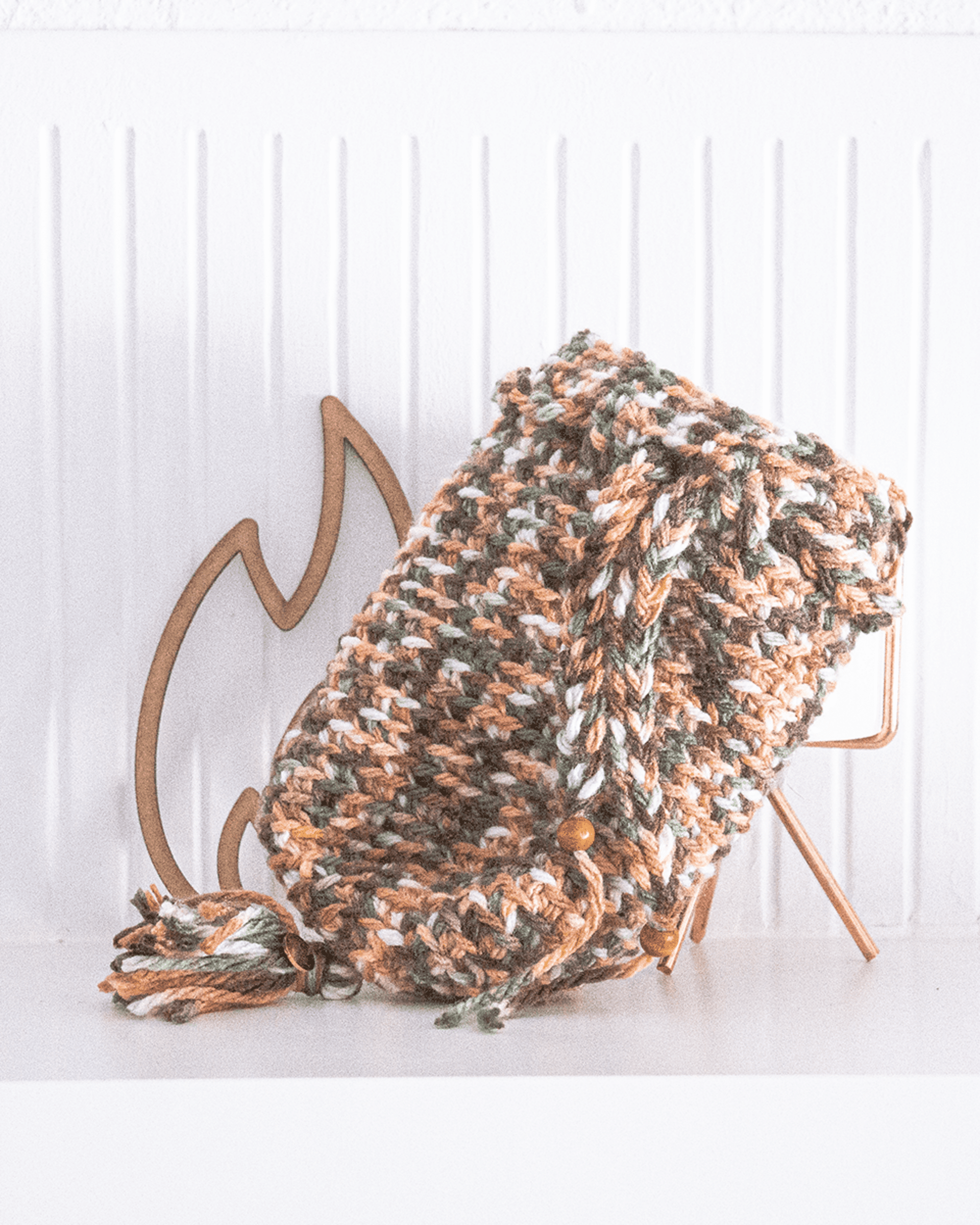 Realera Artesanal de Lana rústica - 5