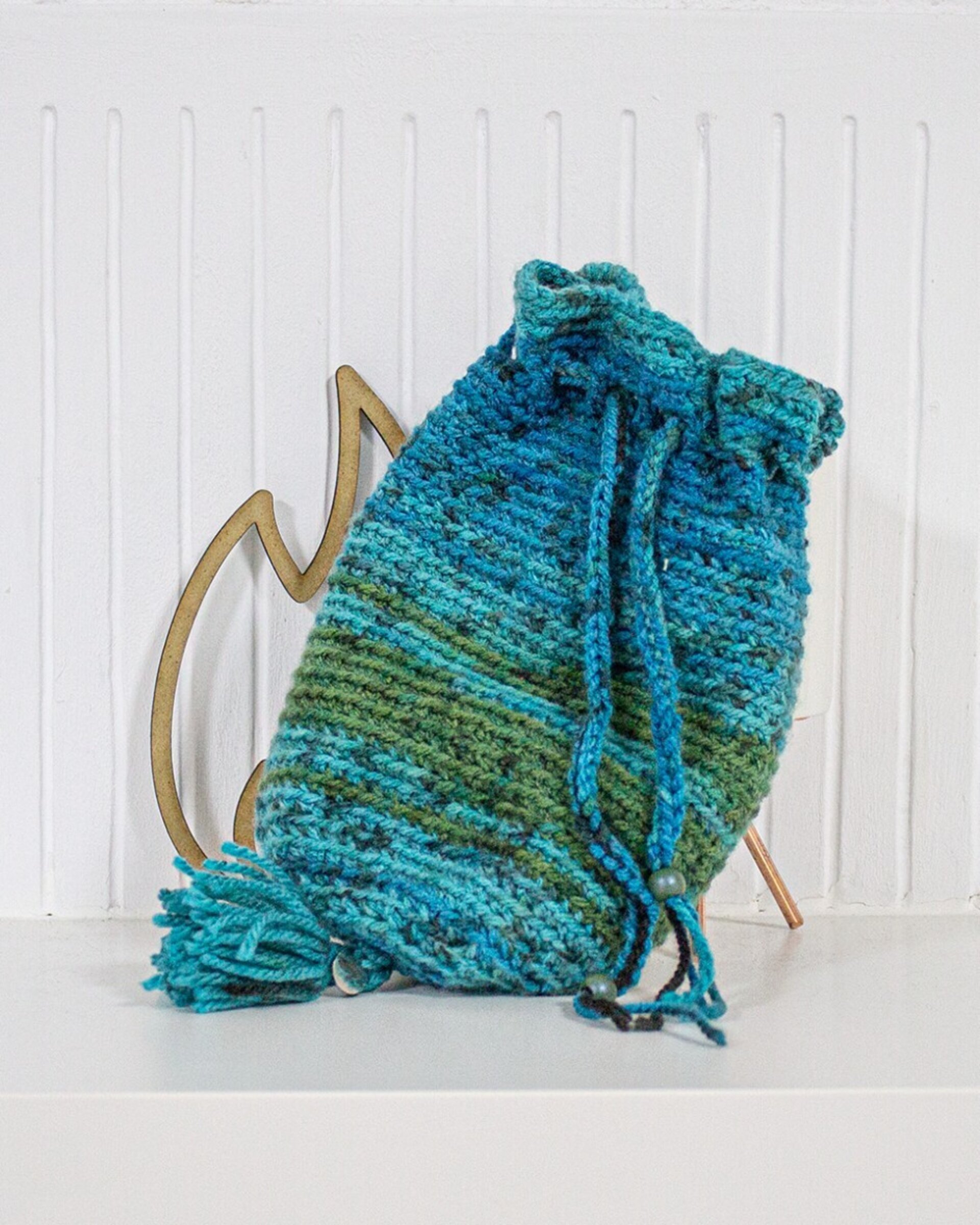 Realera Artesanal de Lana Perlé colores vivos - 14