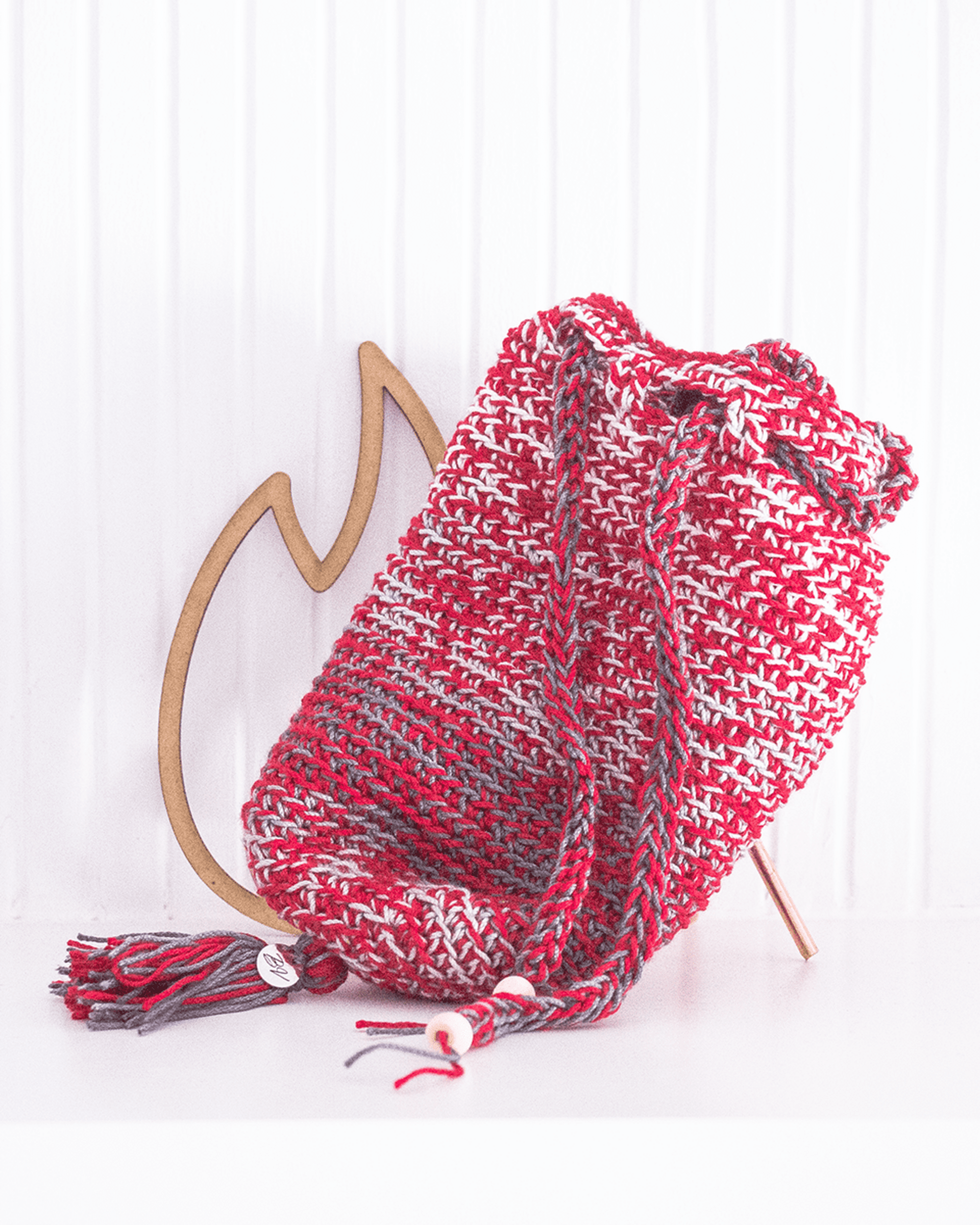 Realera Artesanal de Lana Perlé colores vivos - 19