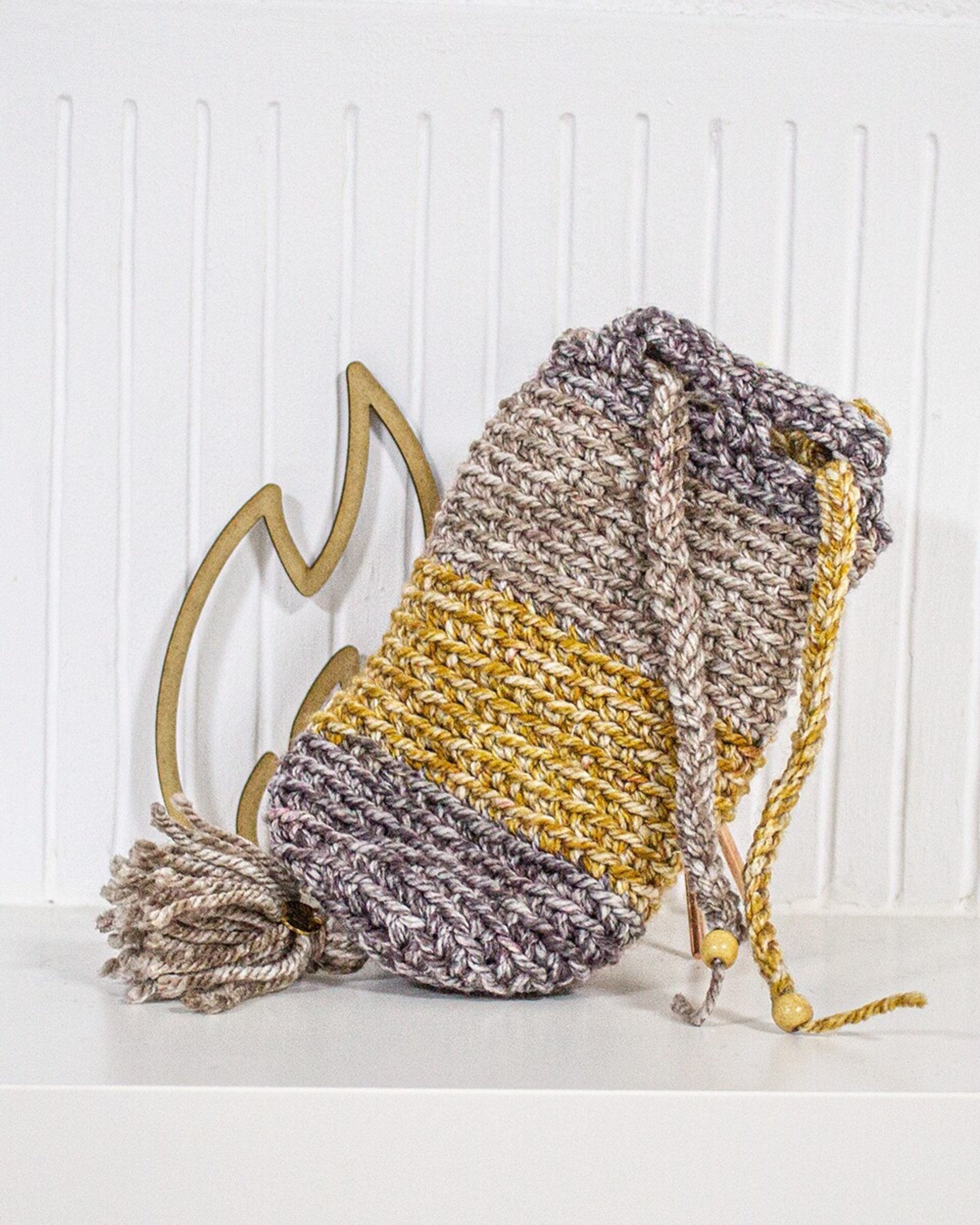 Realera Artesanal de Lana Perlé colores vivos - 9