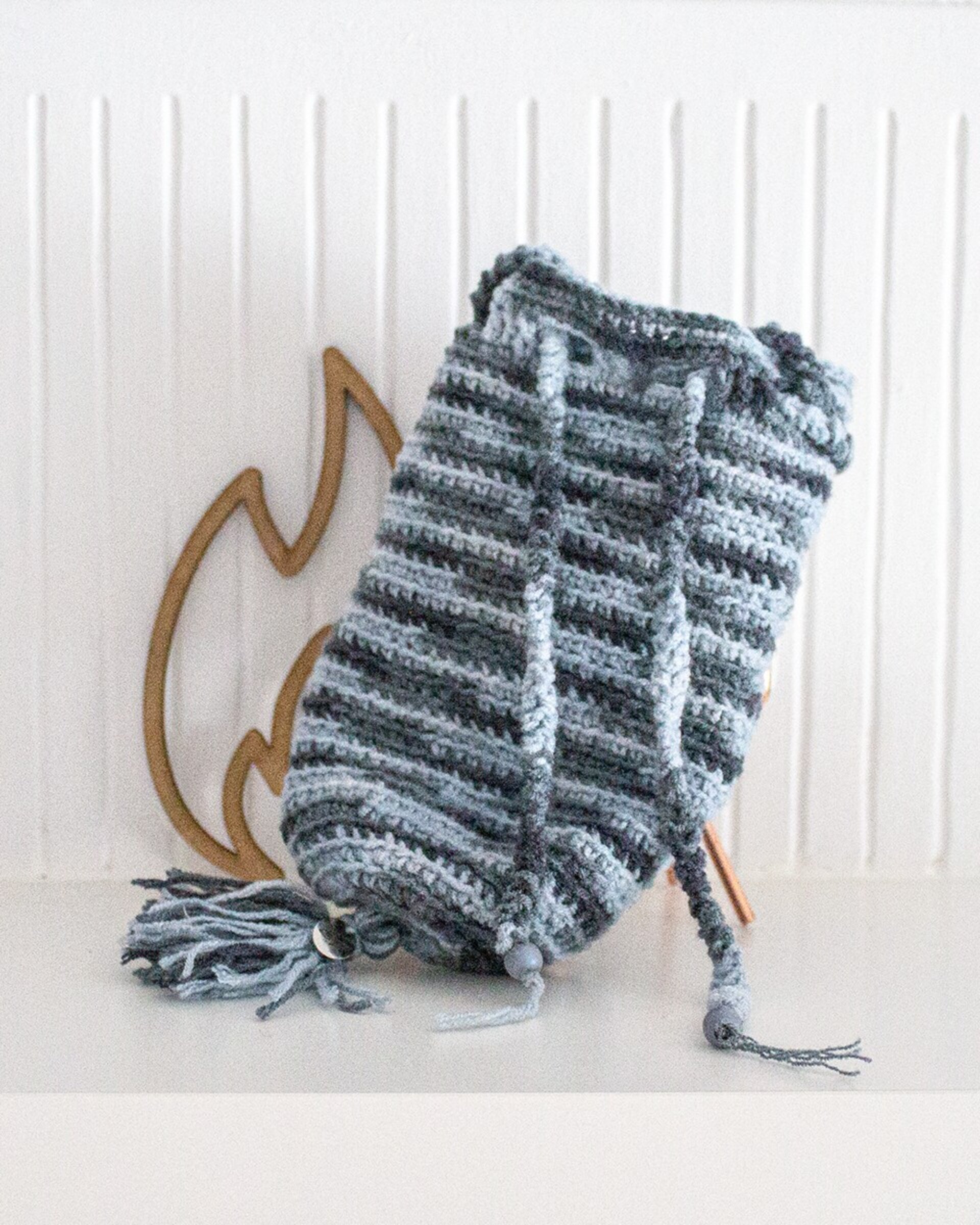 Realera Artesanal de Lana Perlé colores neutros - 2