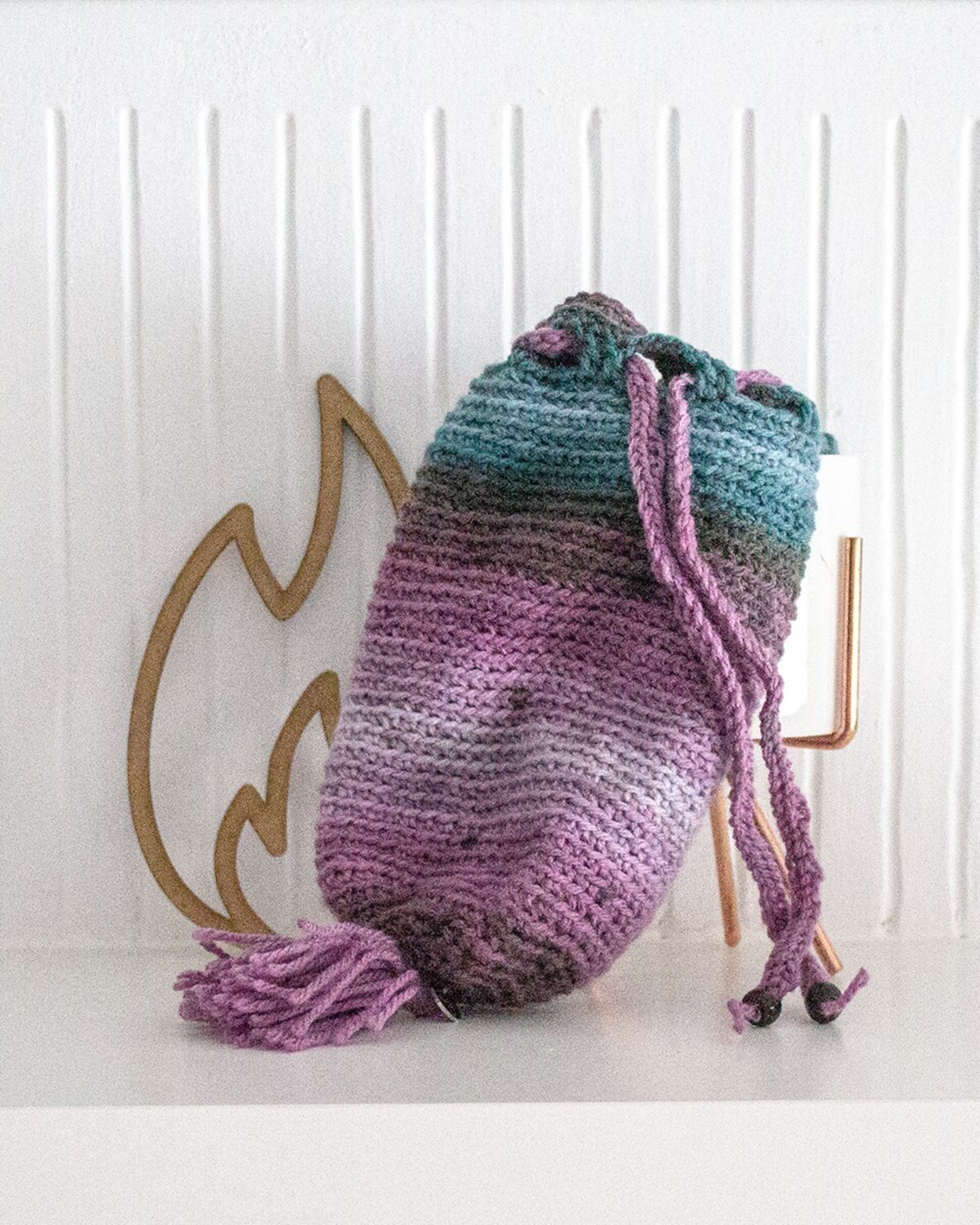 Realera Artesanal de Lana Perlé colores vivos - 5