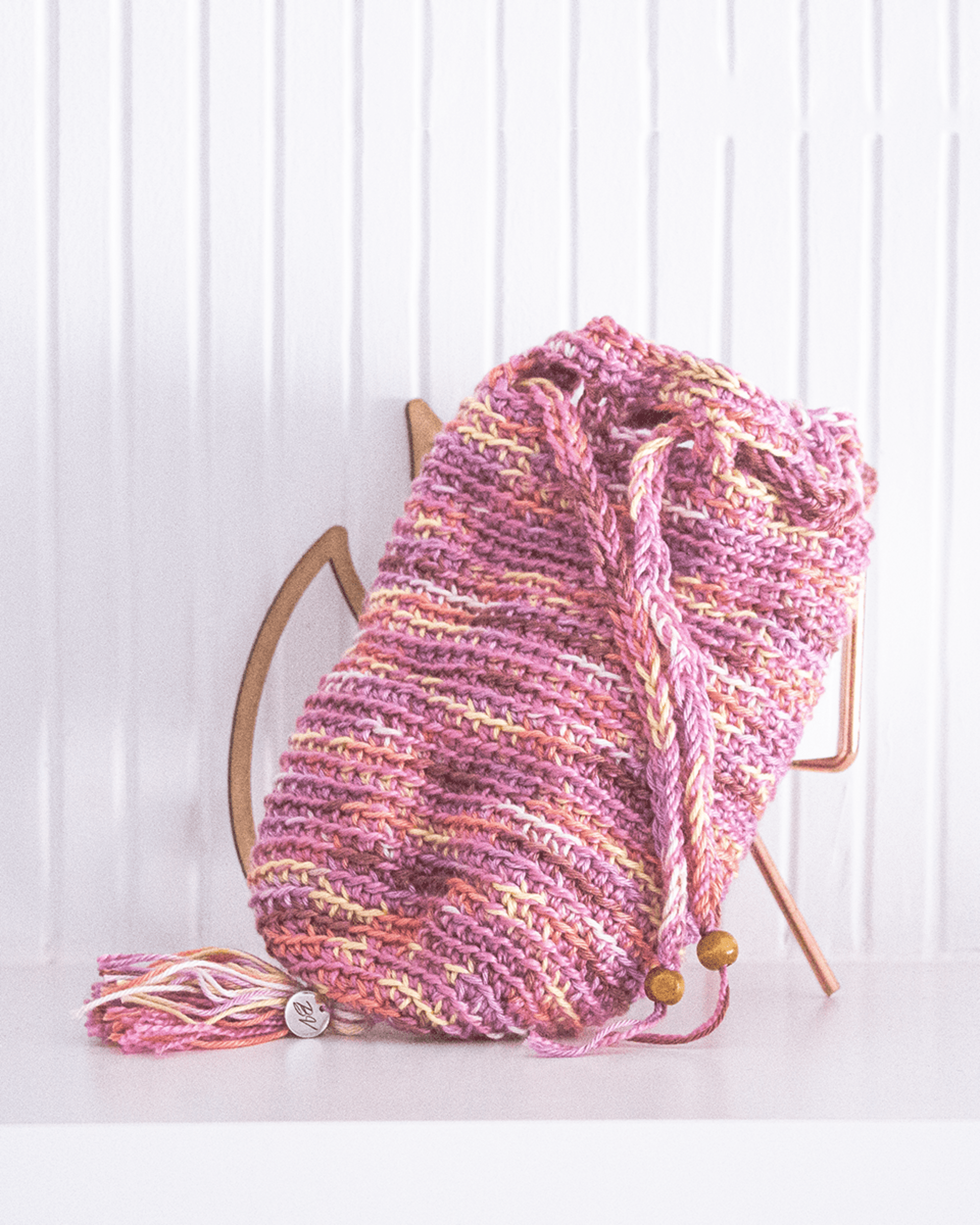 Realera Artesanal de Lana Perlé colores vivos - 20